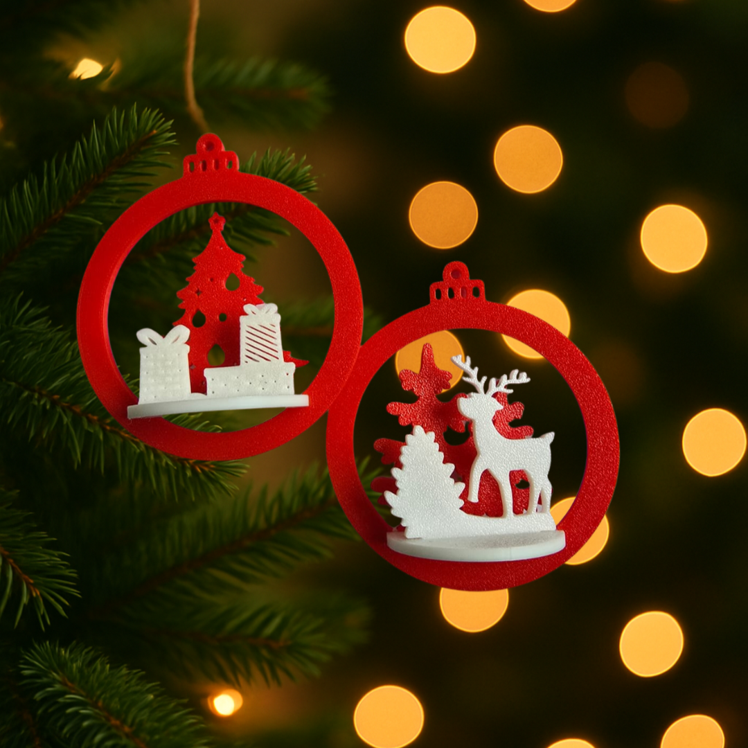 Ukras za jelku 2D kuglica